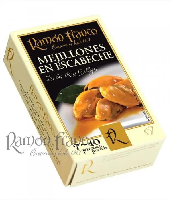 Mejillón en escabeche 7/10 piezas Conservas Ramón Franco Conservas Ramón Franco