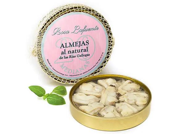 Almejas al natural 20 pzas | Conservas Rosa Lafuente Conservas Rosa Lafuente