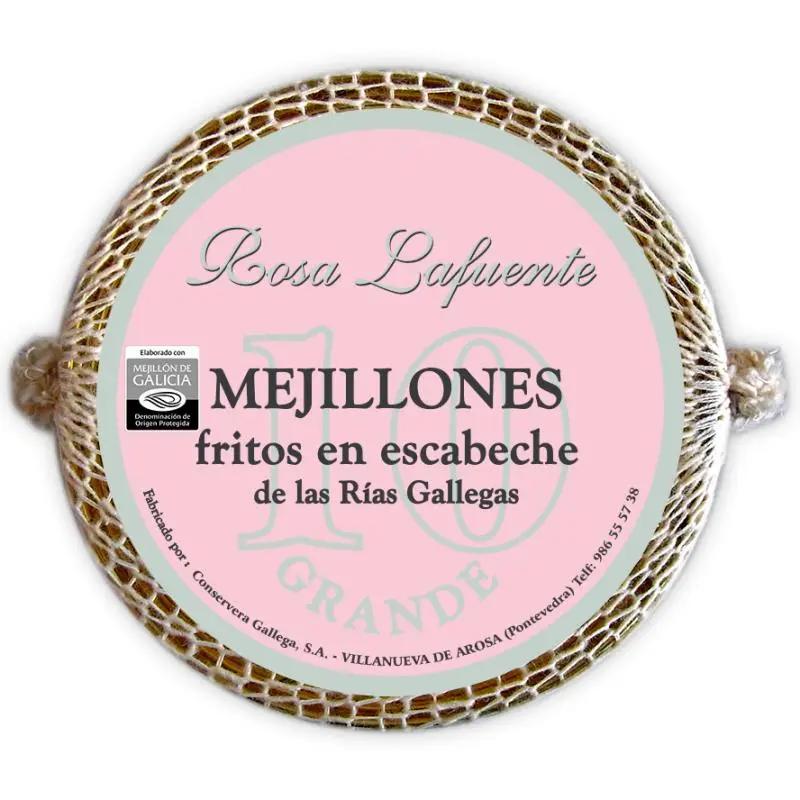 Mejillones en escabeche 10 pzas | Conservas Rosa Lafuente Conservas Rosa Lafuente