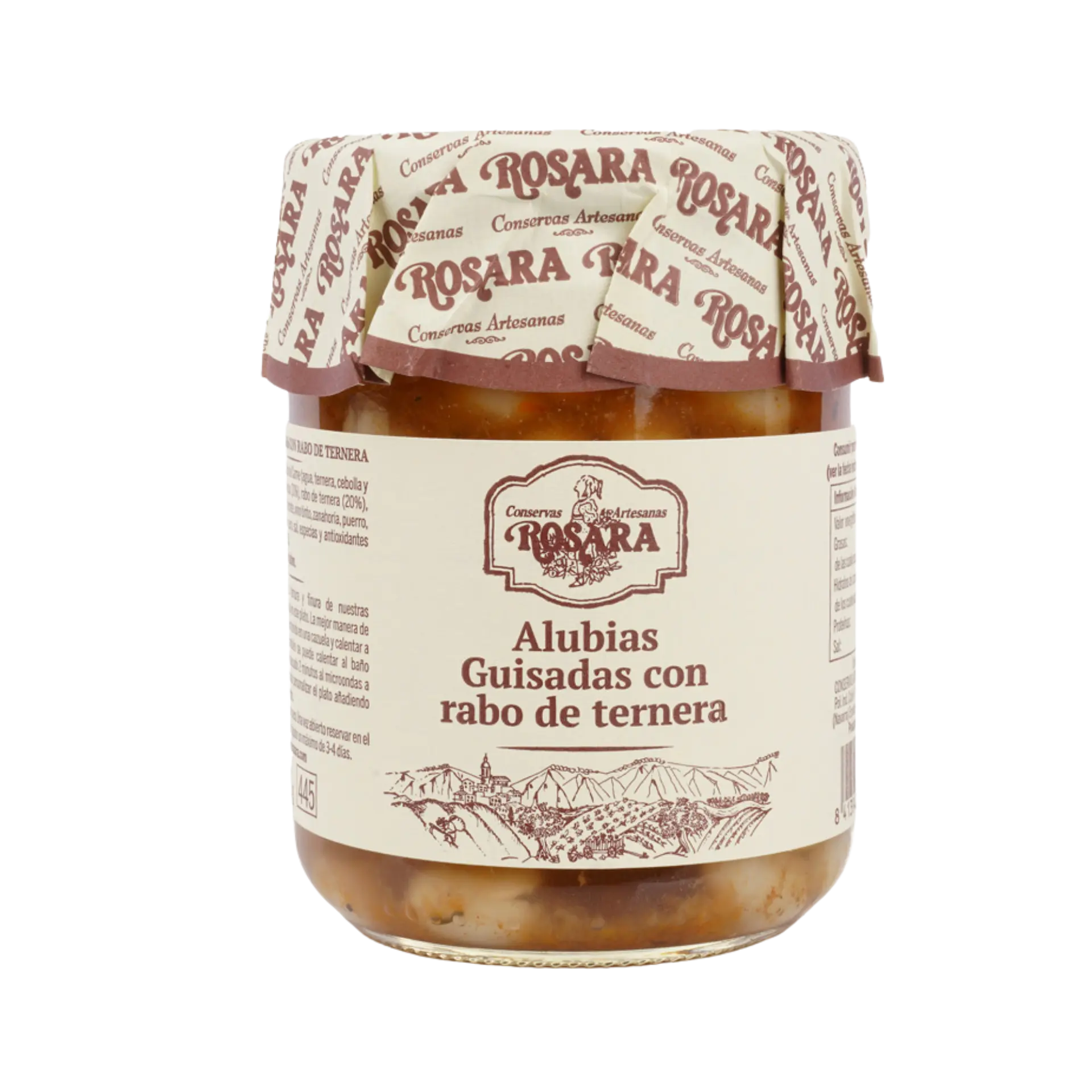 Alubias Guisadas con rabo de ternera Conservas Rosara