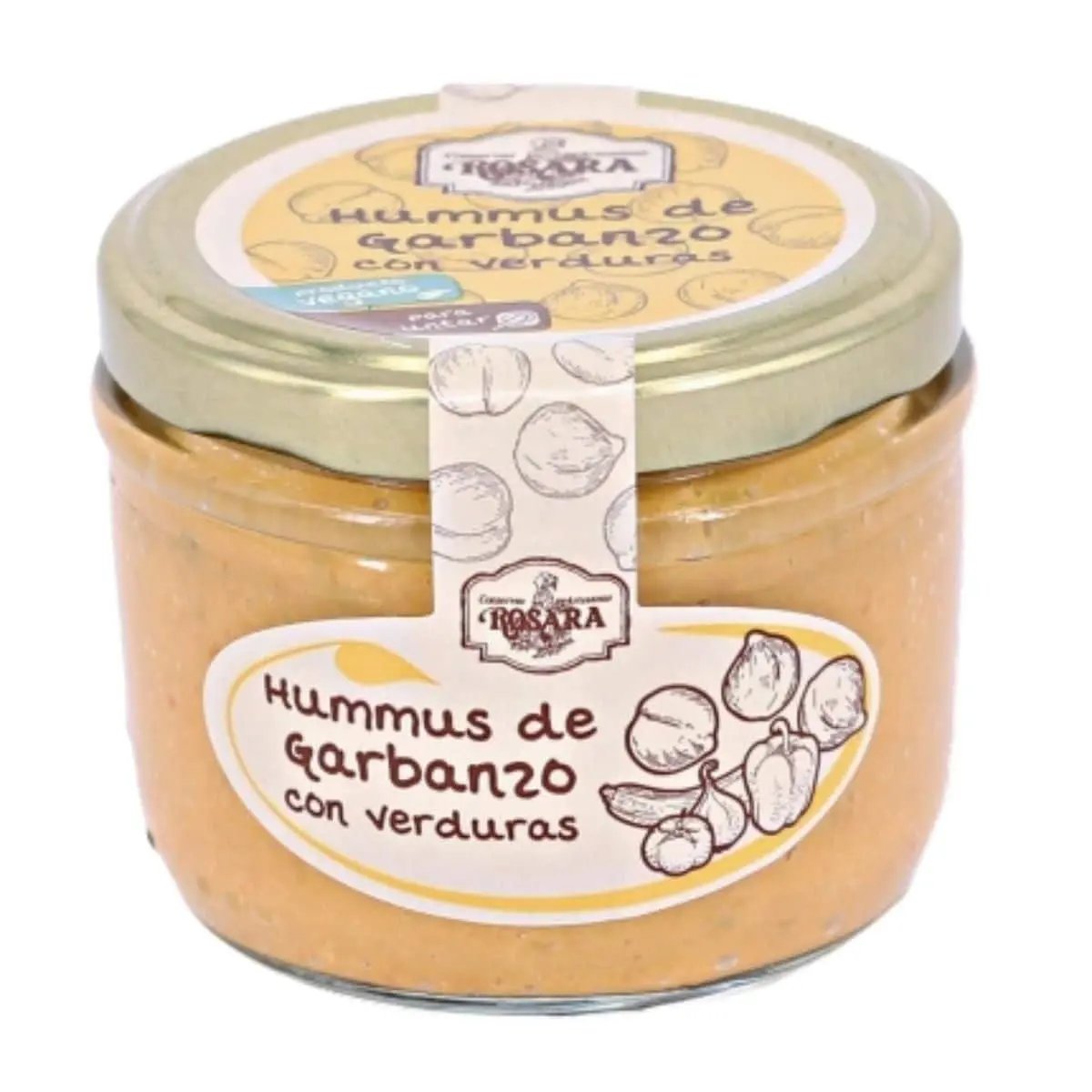 Humus de garbanzo con verduras | Conservas Rosara Conservas Rosara