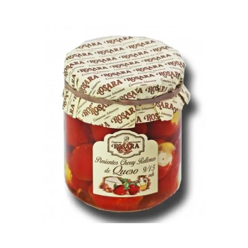 Pimientos Cherry relleno de queso | Conservas ROSARA Conservas Rosara