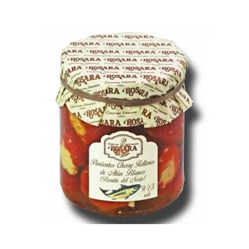 Pimientos Cherry relleno de bonito | ROSARA Conservas Rosara