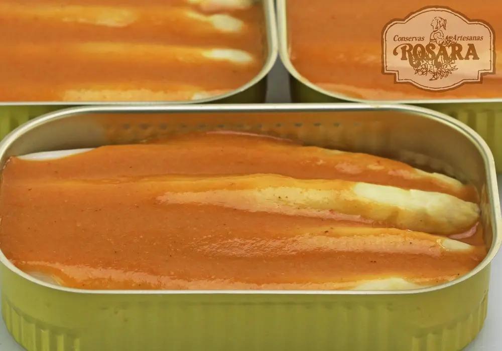 Esparragos rellenos de bogavante | Conservas ROSARA Conservas Rosara