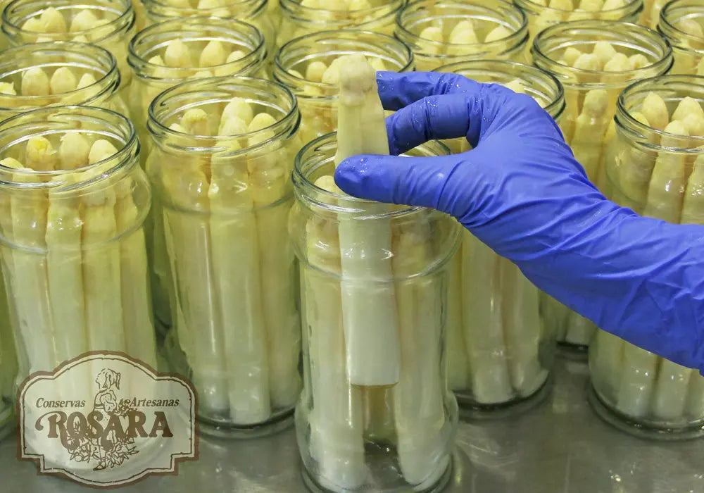 Espárrago de navarra 8/12 frutos | Conservas ROSARA Conservas Rosara