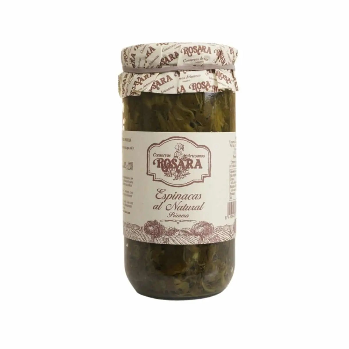 Espinacas al natural Conservas Rosara