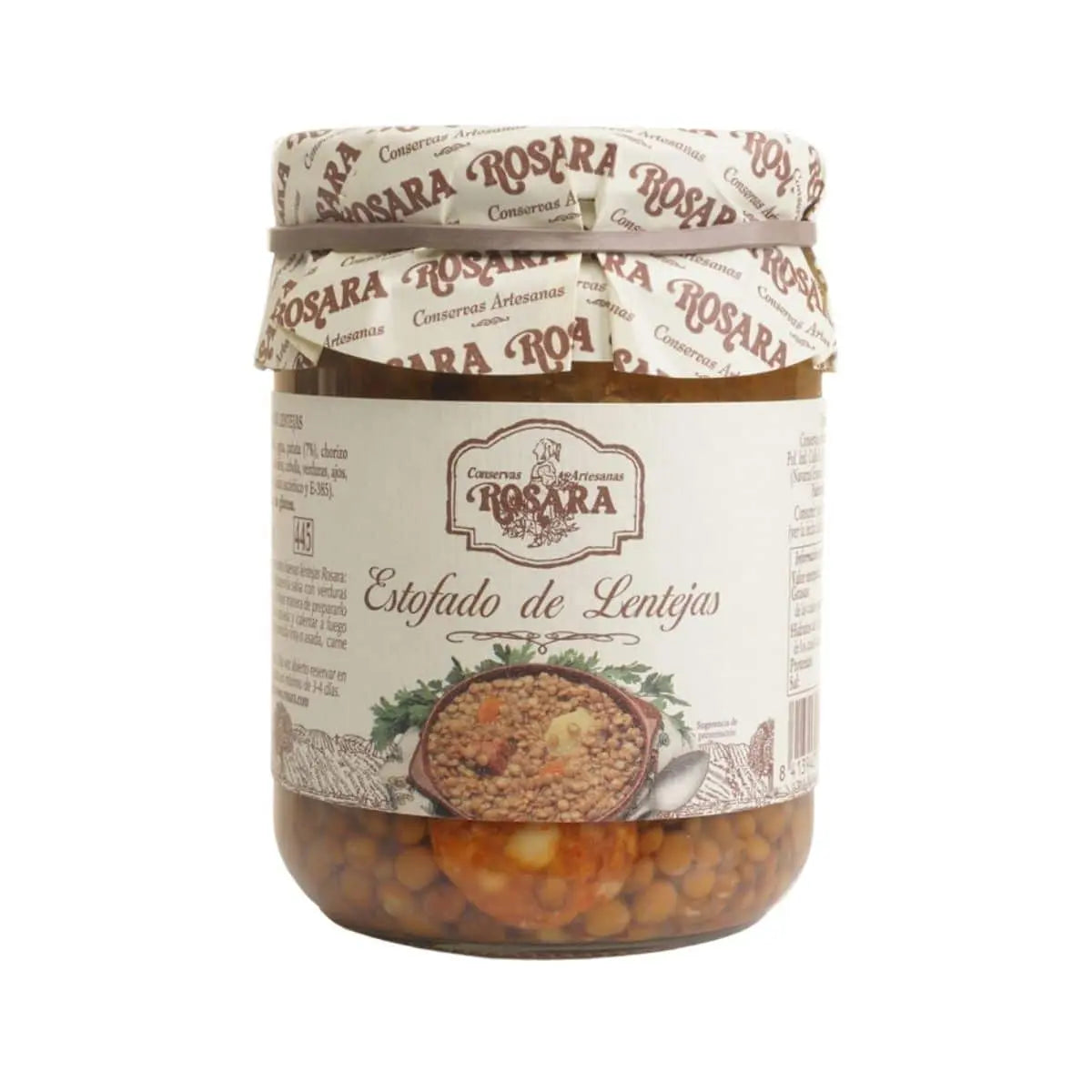 Estofado de lentejas Conservas Rosara