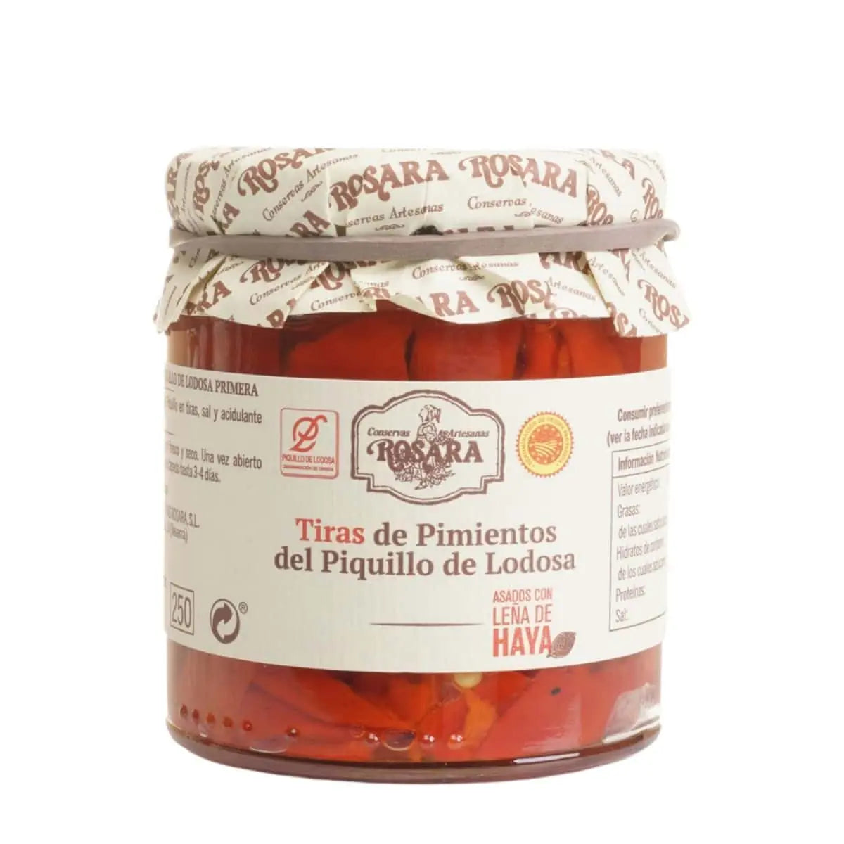 Tiras de pimientos del piquillo Conservas Rosara