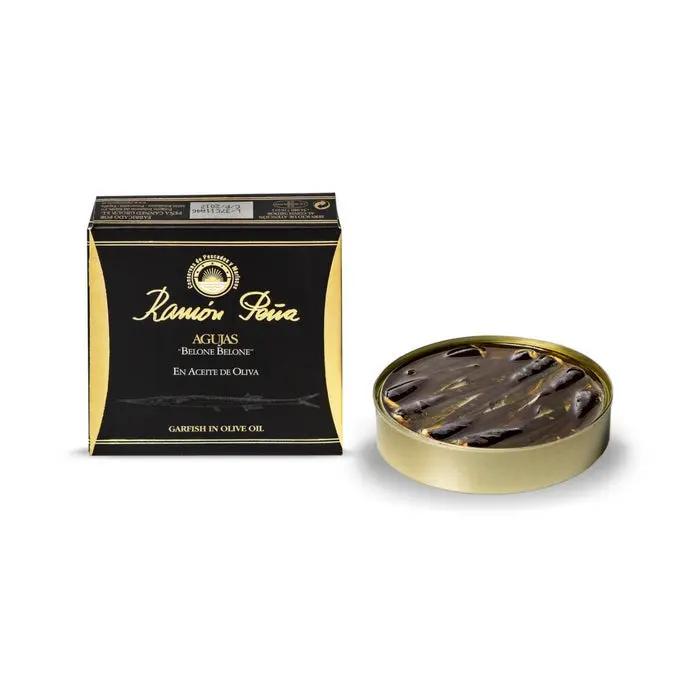 Agujas en aceite de oliva |  Ramón Peña Conservas Ramón Peña