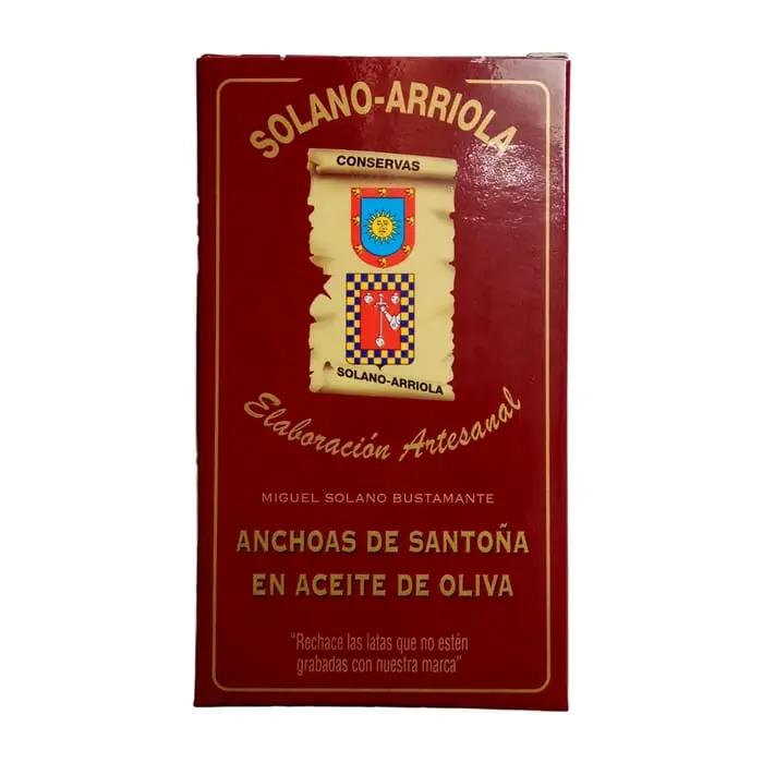 Filetes de Anchoa de Santoña en aceite de oliva 50 gr  | Solano-Arriola Solano Arriola