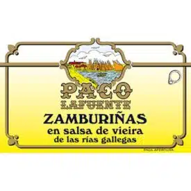 Zamburiñas Rias Gallegas in Scallop Sauce : Conservas Paco Lafuente
