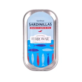 Sardinillas Picantes en aceite de Oliva Conservas FerroMar